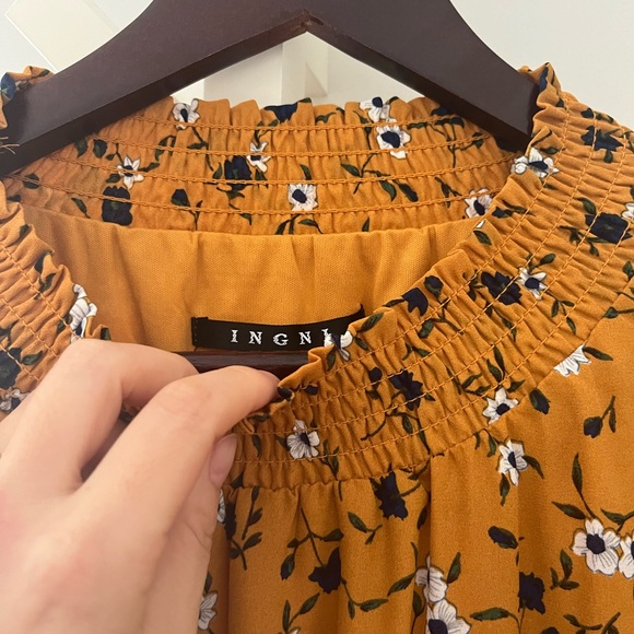 Long sleeve Flower print dress - Picture 1 of 4